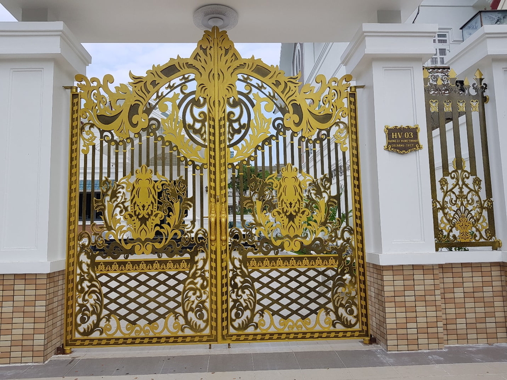 Dịch Vụ Thiết kế cổng biệt thự nhôm đúc tại Tây Ninh